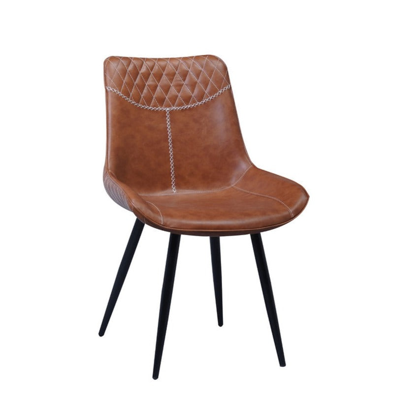 Leatherette Dining Chairs (Set of 2)