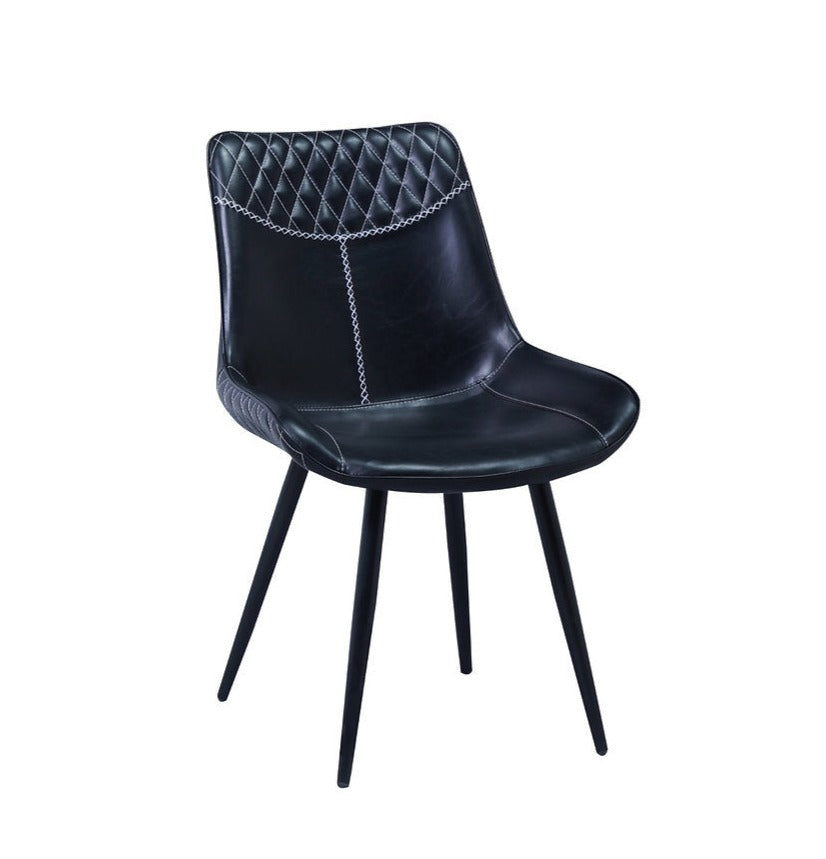Leatherette Dining Chairs (Set of 2)