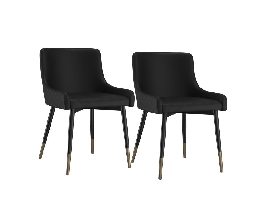 Black Dining Chair (Set of 2)