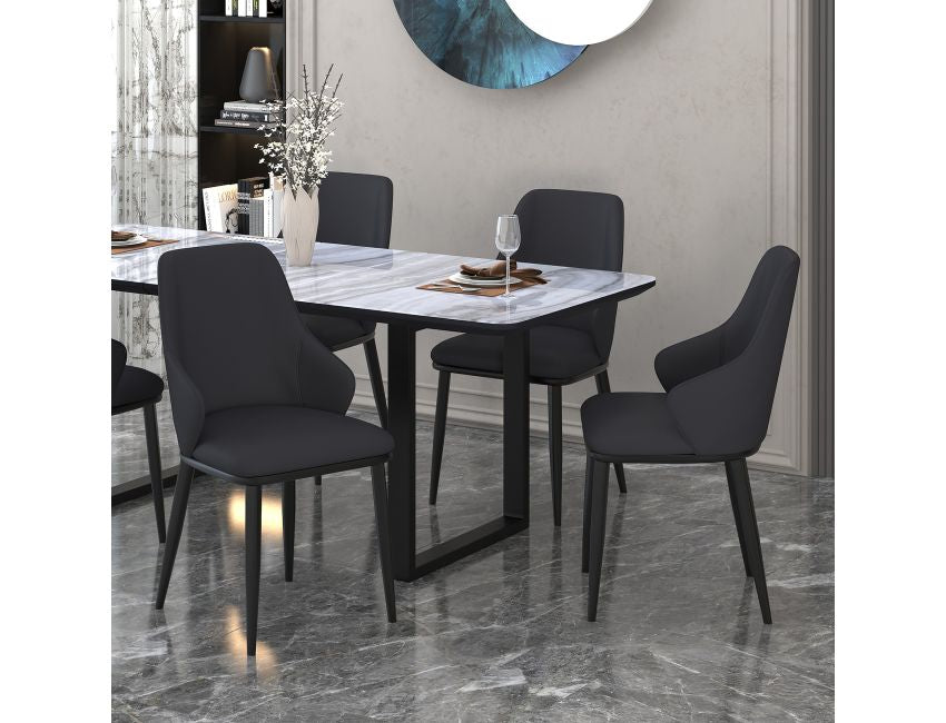 Black Dining Chair (Set of 2)