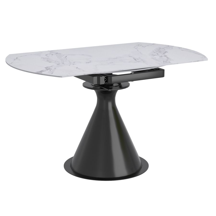 Round Pedestal Dining Table w/Extension
