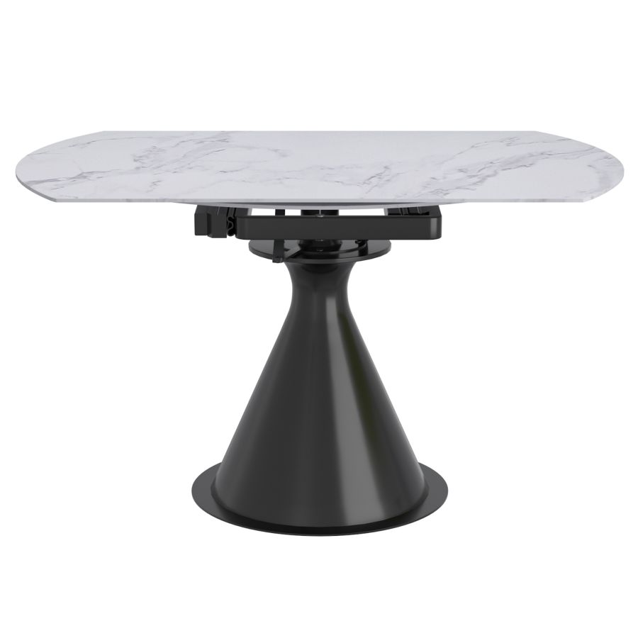Round Pedestal Dining Table w/Extension