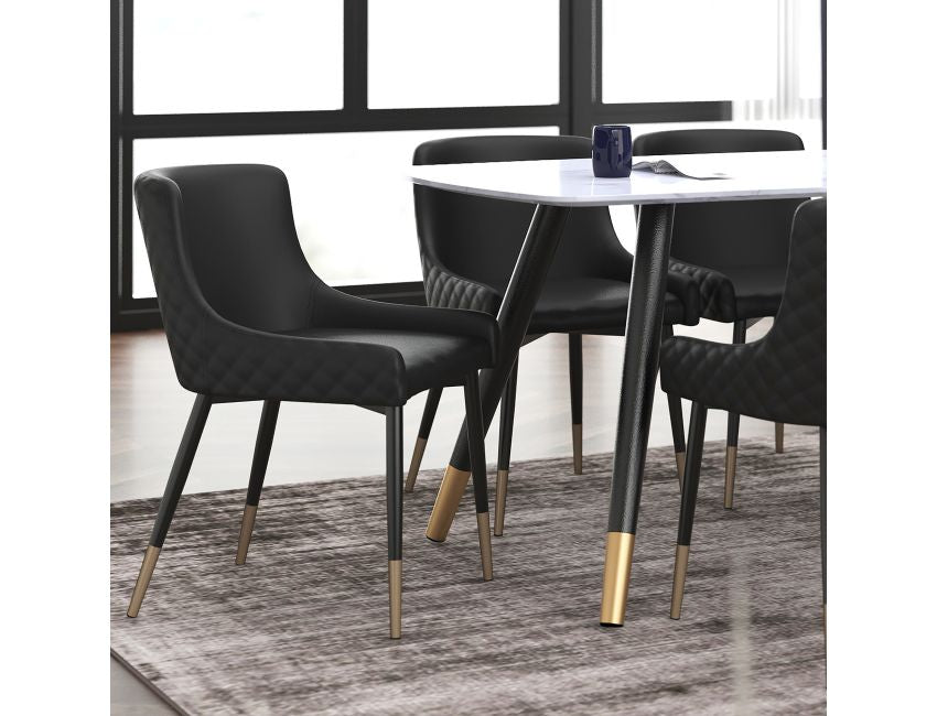 Black Dining Chair (Set of 2)