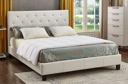Button Tufted Bed