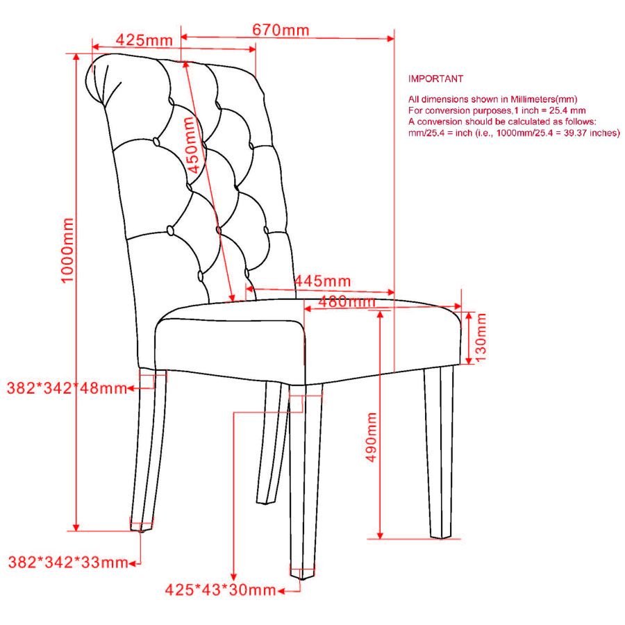 Grey Velvet Dining Chairs with Rolled Back Design (Set of 2)