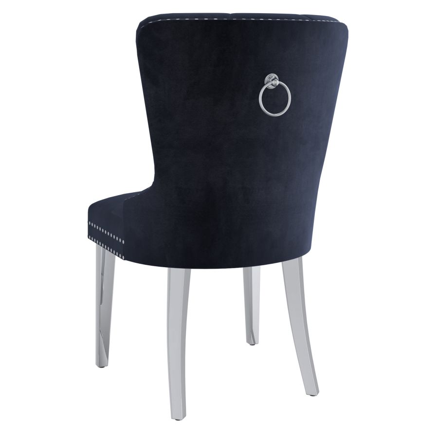 Velvet Dining Chairs (Set of 2)