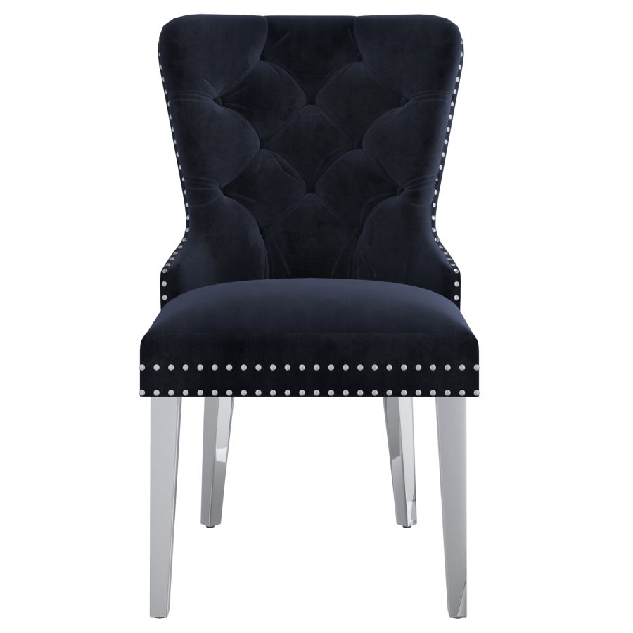 Velvet Dining Chairs (Set of 2)