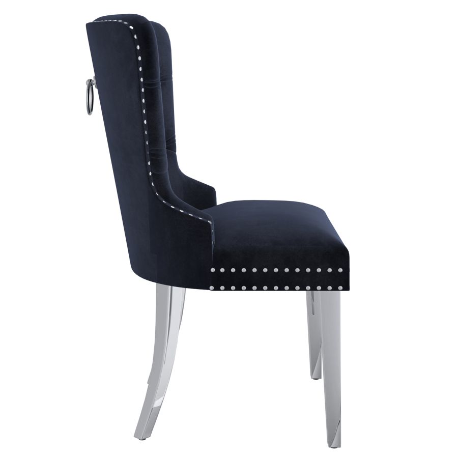 Velvet Dining Chairs (Set of 2)