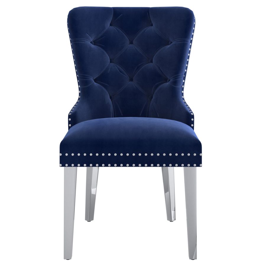 Velvet Dining Chairs (Set of 2)