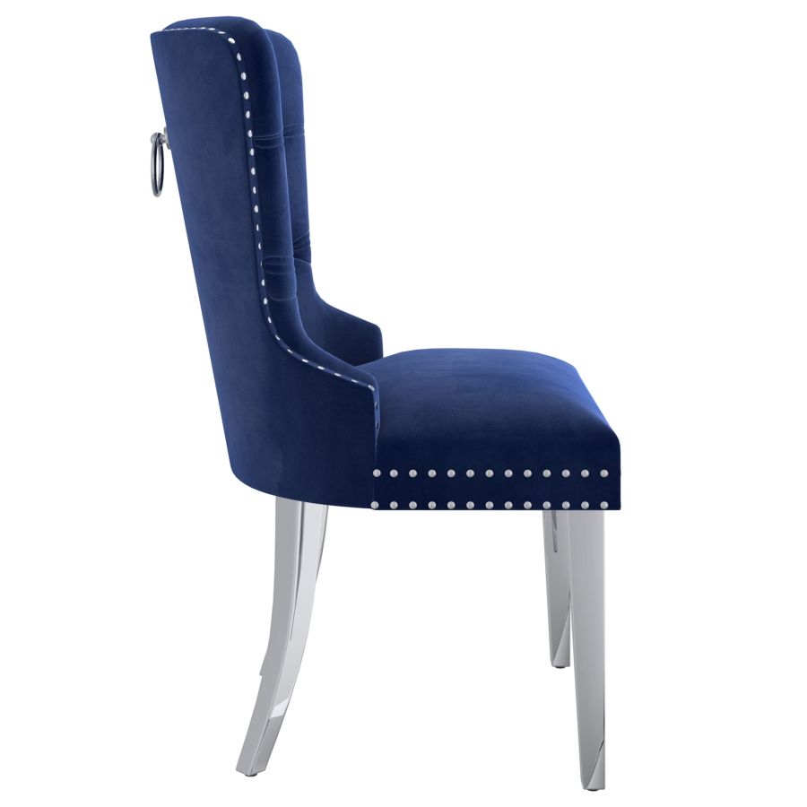 Velvet Dining Chairs (Set of 2)