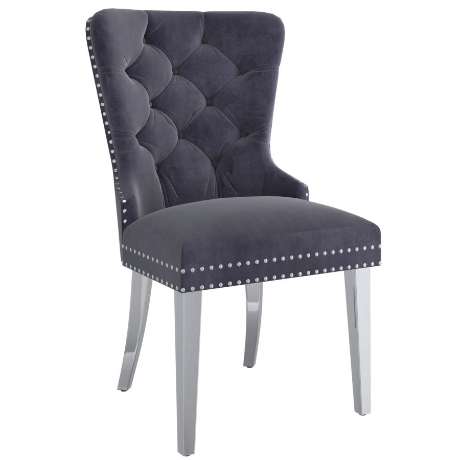 Velvet Dining Chairs (Set of 2)