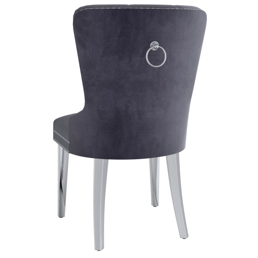 Velvet Dining Chairs (Set of 2)