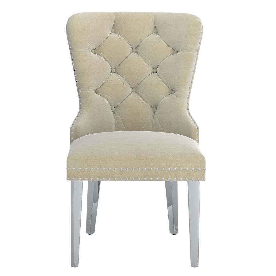 Velvet Dining Chairs (Set of 2)