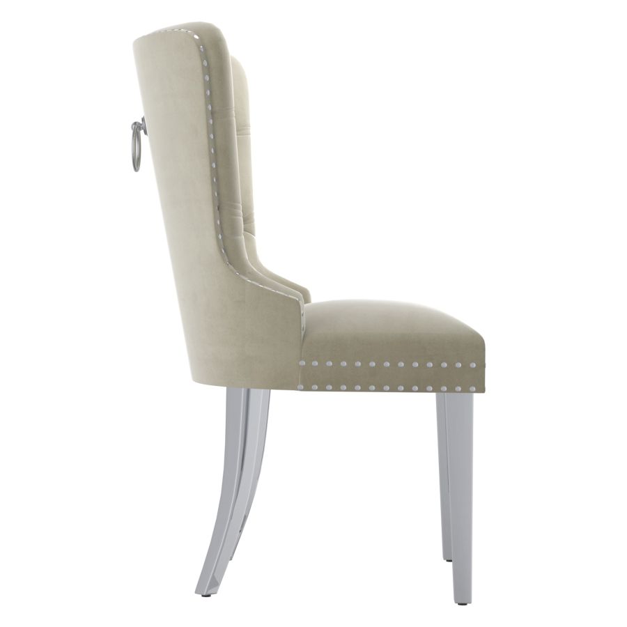 Velvet Dining Chairs (Set of 2)