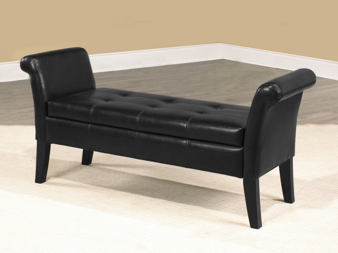 Storage Bench with Tufting