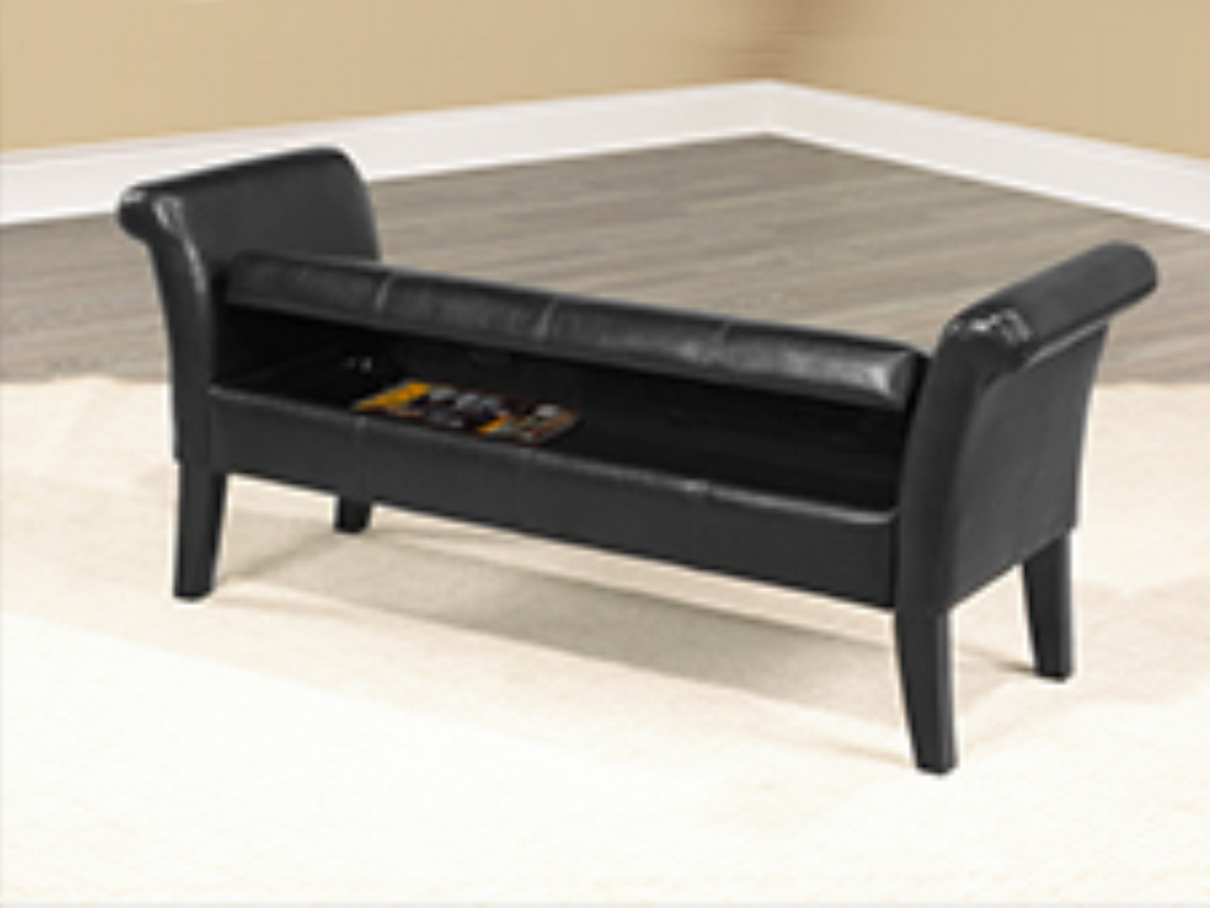 Storage Bench with Tufting