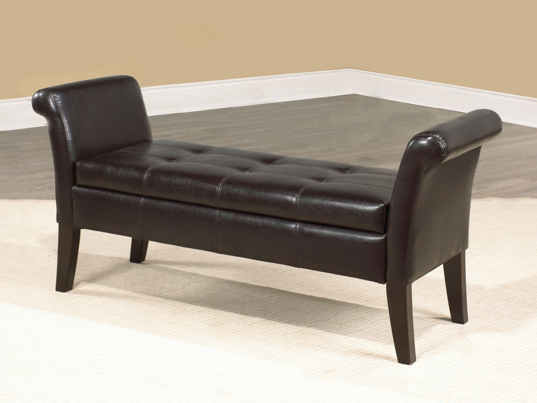Storage Bench with Tufting