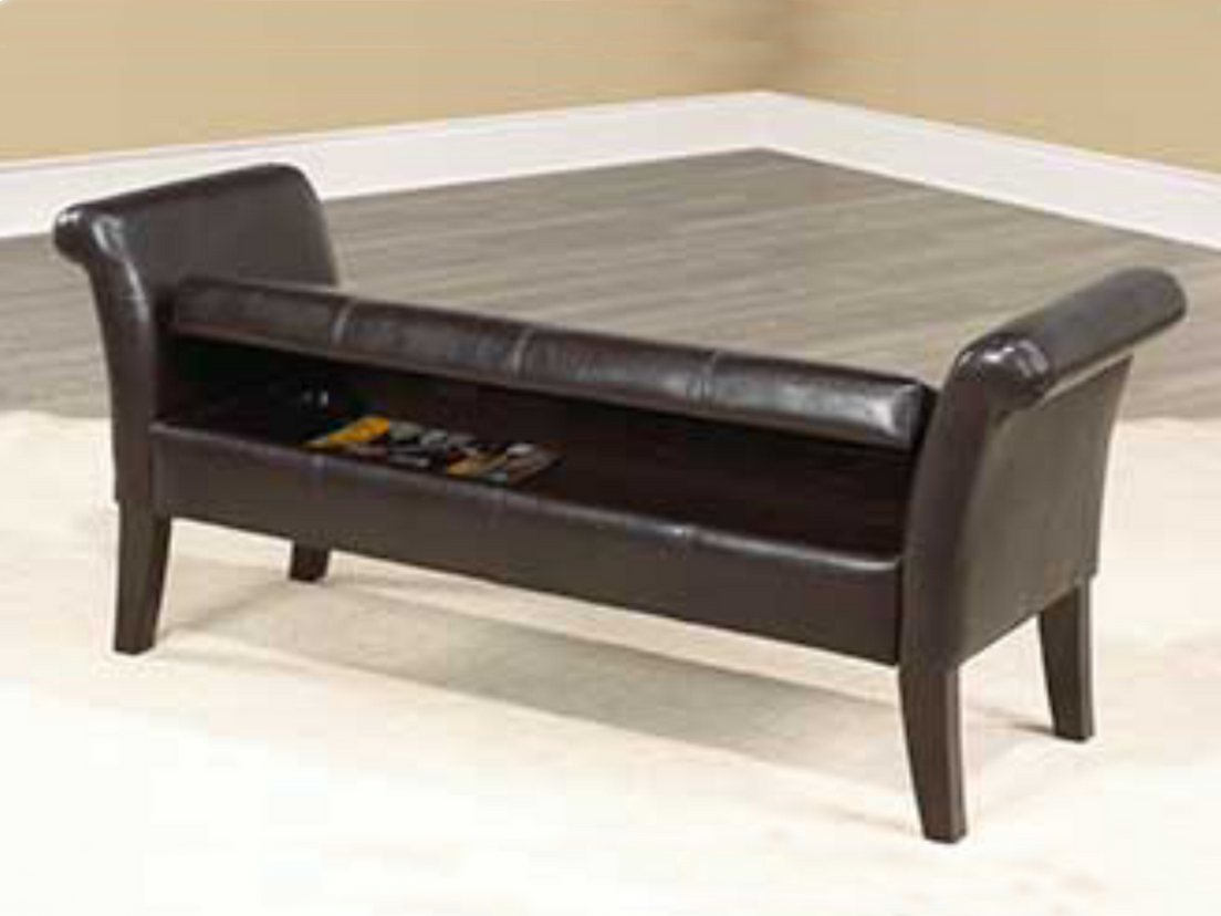 Storage Bench with Tufting