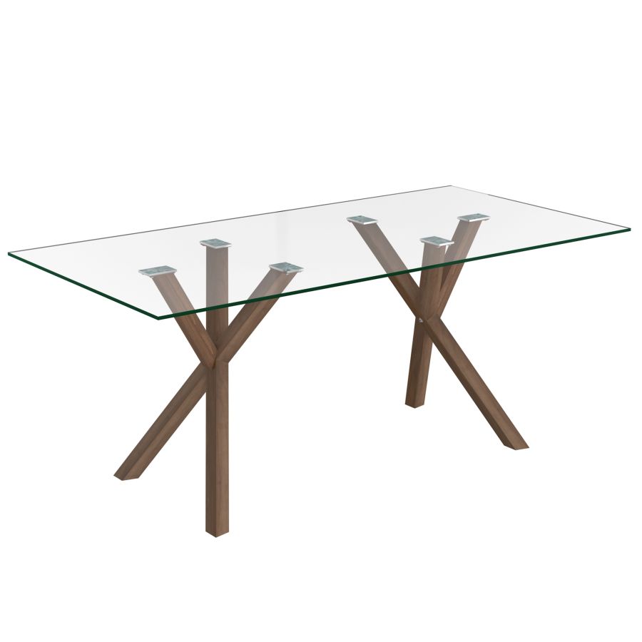 Geometric Glass Table