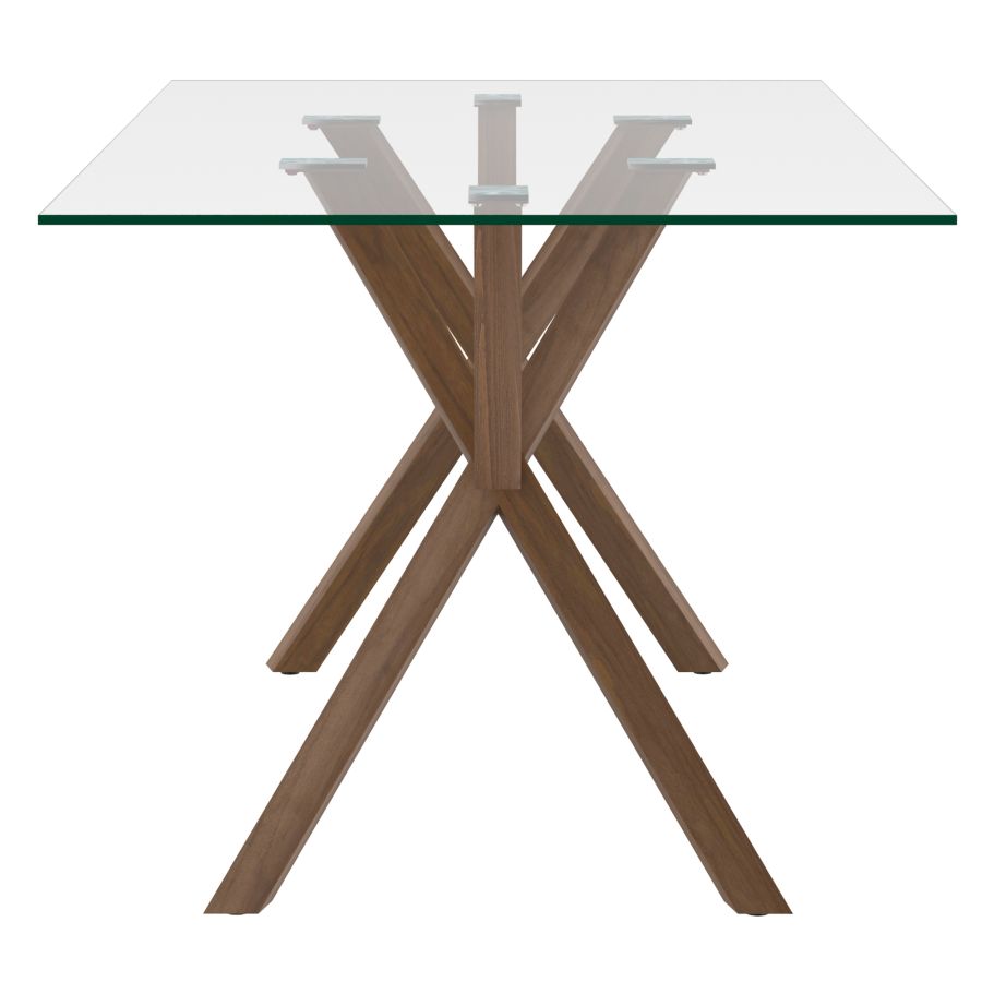 Geometric Glass Table