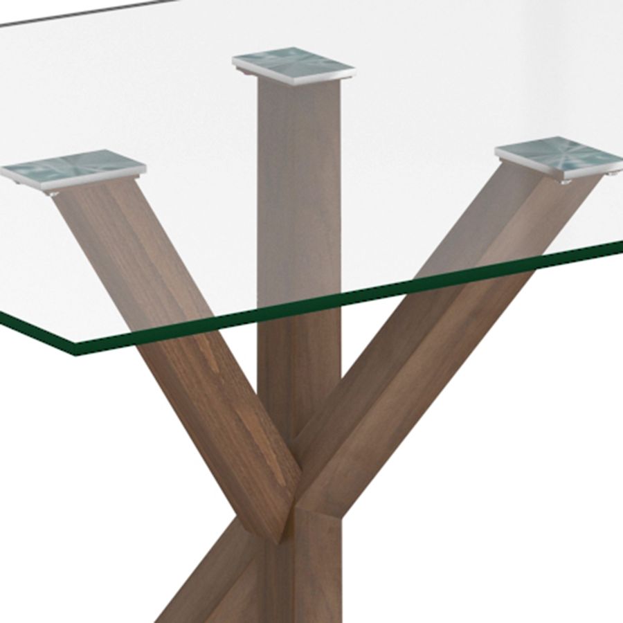 Geometric Glass Table