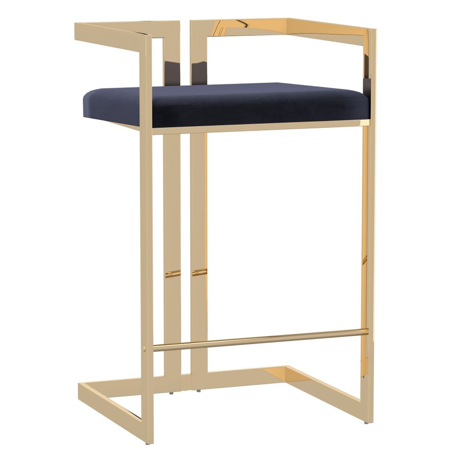 Black and Gold Stool