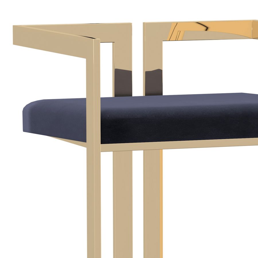 Black and Gold Stool