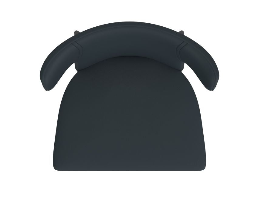 Black Faux Leather Dining Chair (Set of 2)