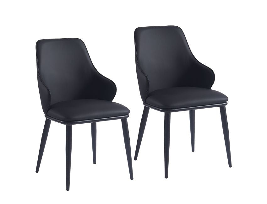 Black Dining Chair (Set of 2)