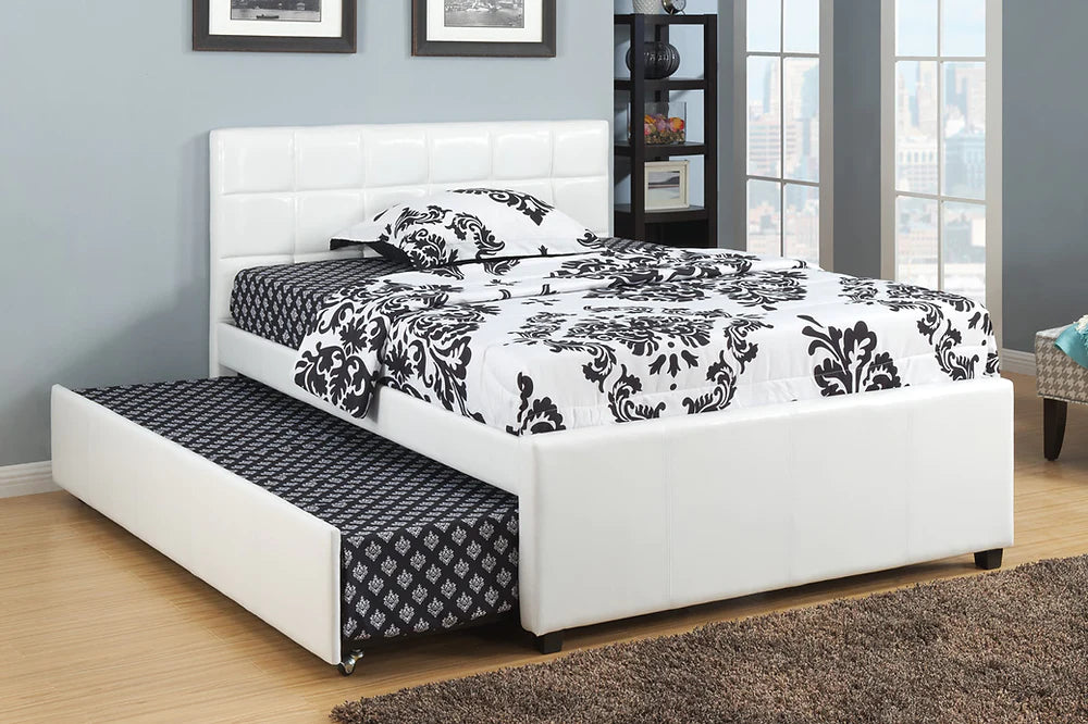 Square Padded Trundle Bed