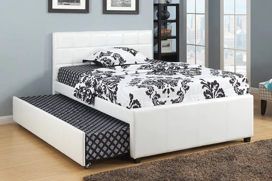 Square Padded Trundle Bed